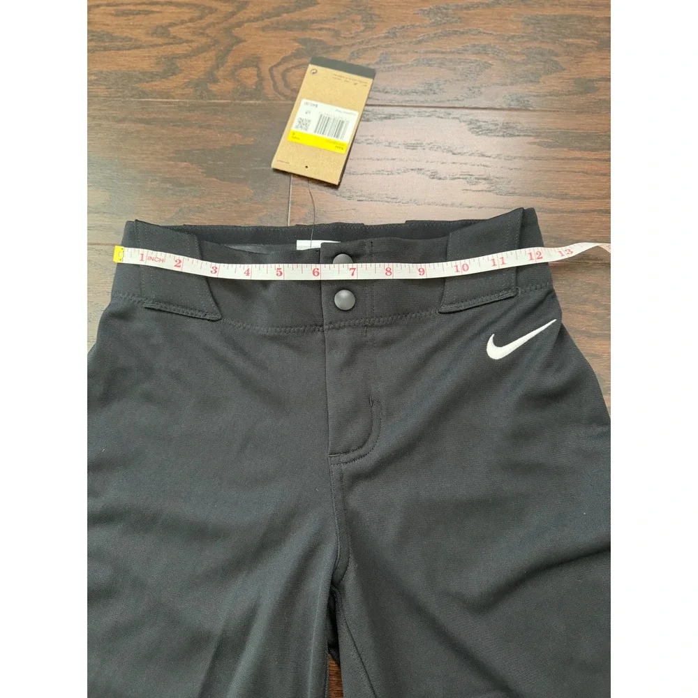 Nike Kids Black Baseball Pants Small HQ7400-010 New With Tags